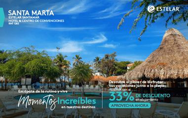 PROMO ESTELAR “33%OFF” ESTELAR Santamar Hotel & Convention Center Santa Marta